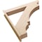 Ekena Millwork 7 1/2-in W x 48-in D x 48-in H Balboa Slat Rough Cedar Woodgrain TimberThane Outlooker, Primed Tan OUTUR075X48X48BOA24RCPR - alternate 4
